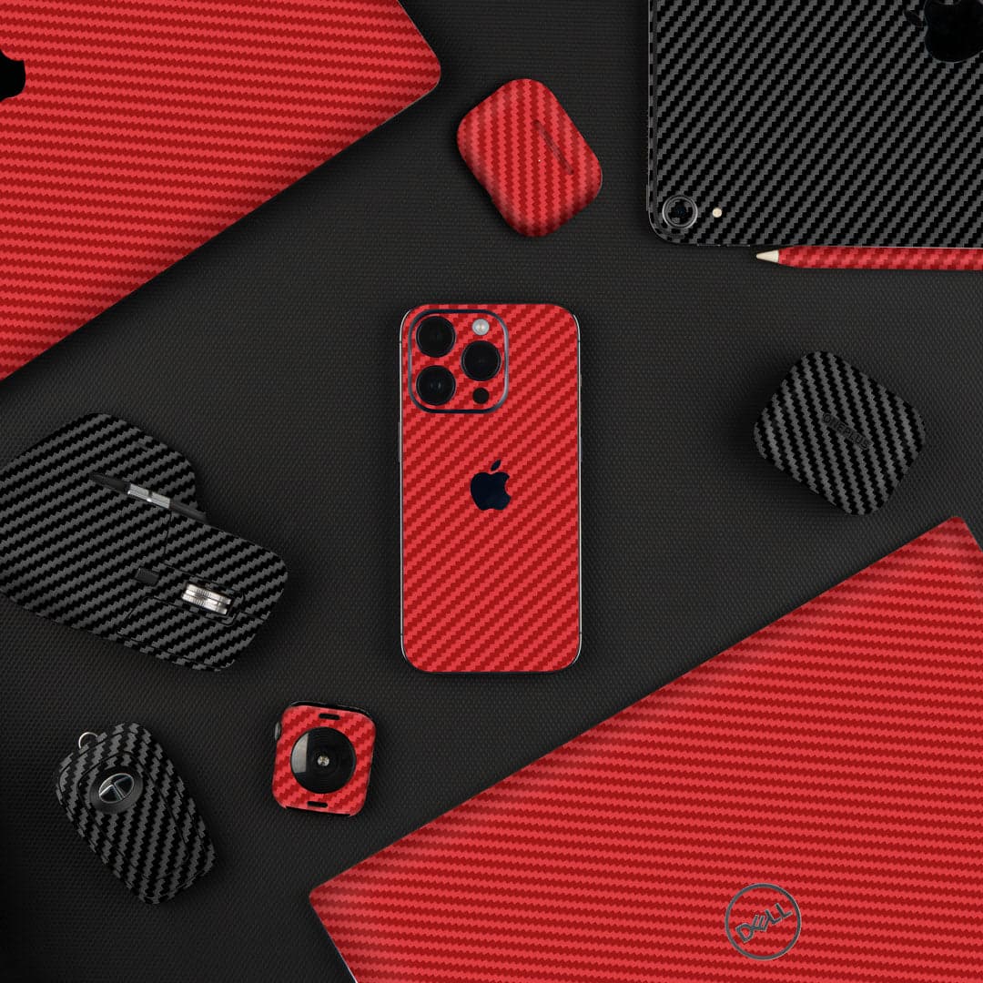 Carbon fibre finish skins