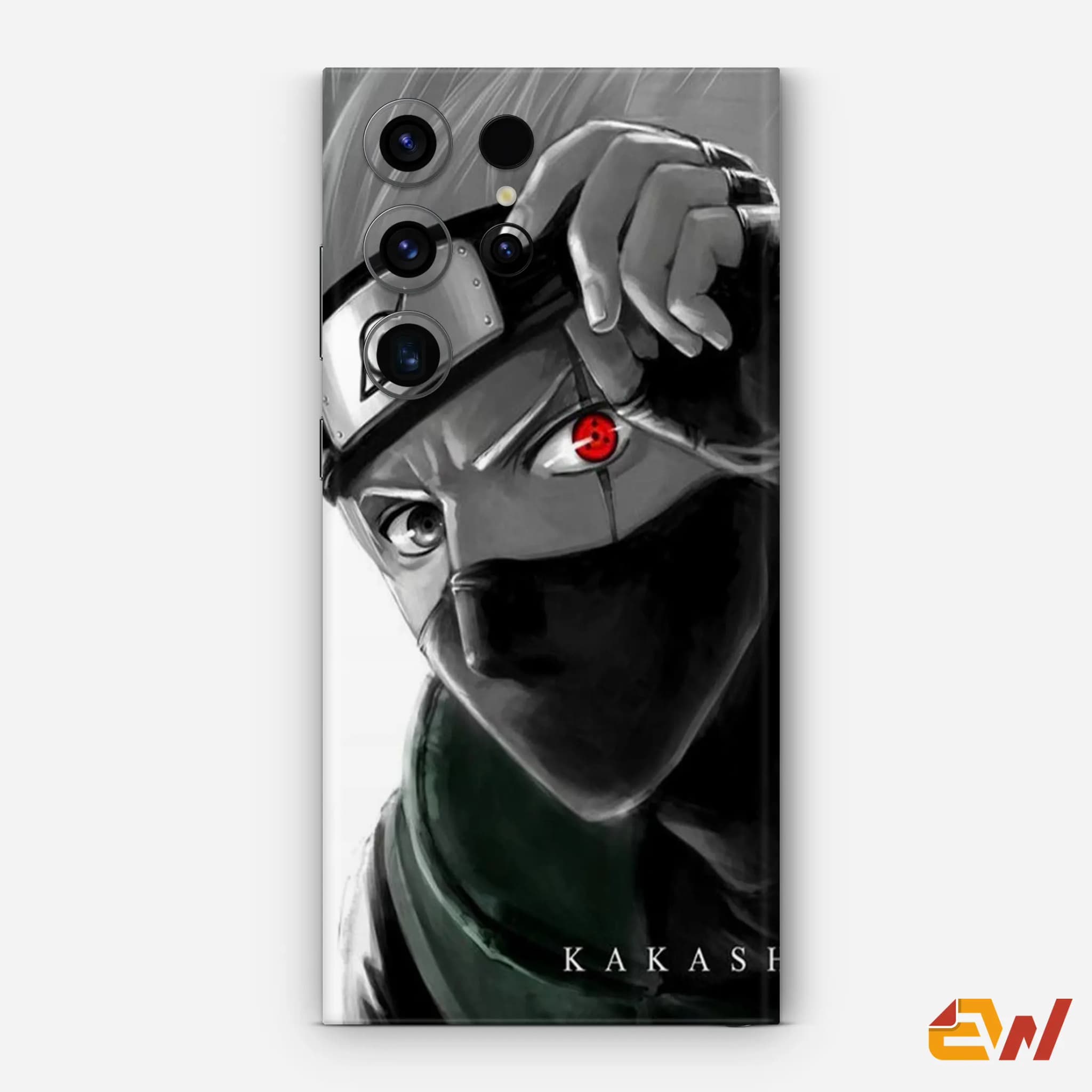 Masked Ninja Monochrome Mobile Skin